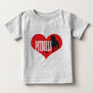 Love Pitbulls Baby T-Shirt
