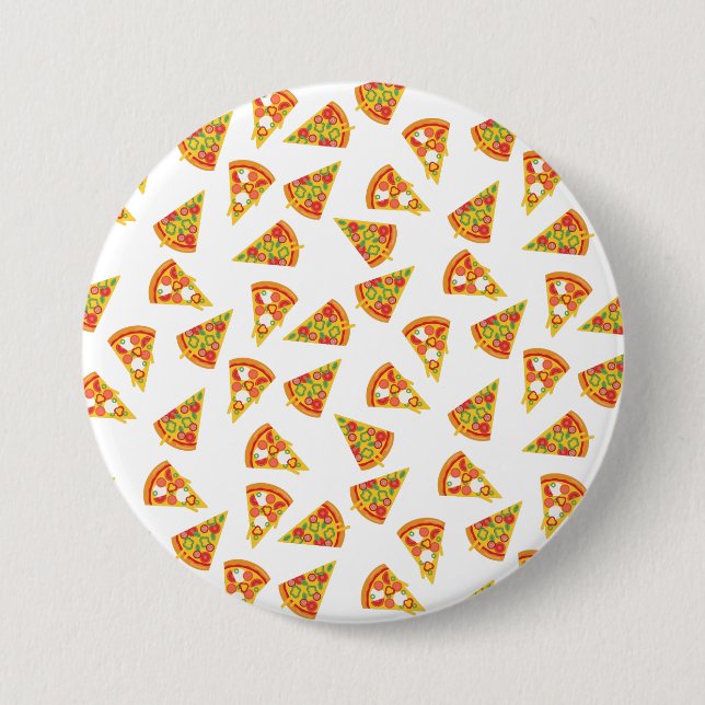 Love Pizza   3 Inch Round Button (Front)