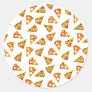 Love Pizza Classic Round Sticker