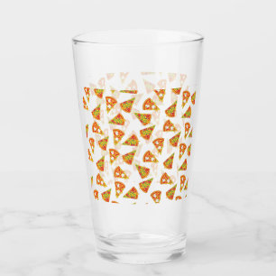 Love Pizza Glass