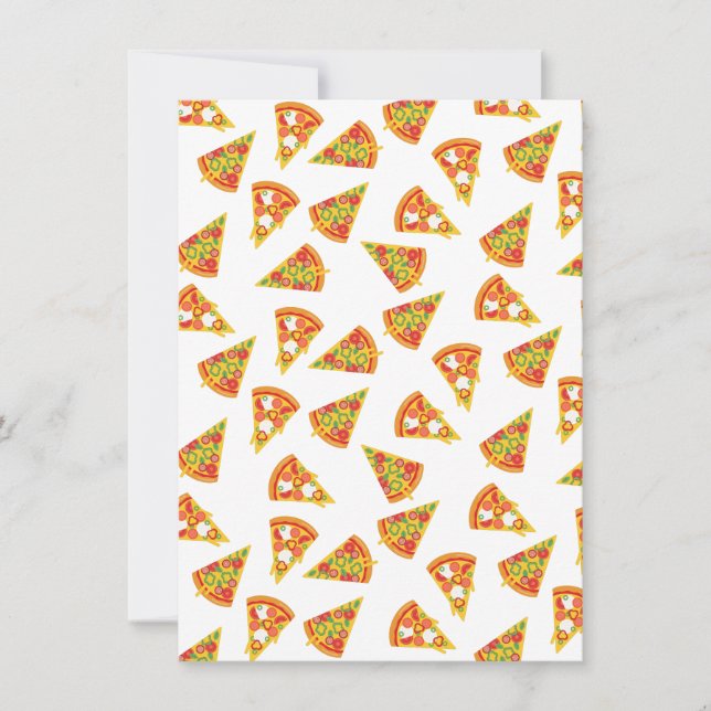 Love Pizza   Invitation (Front)