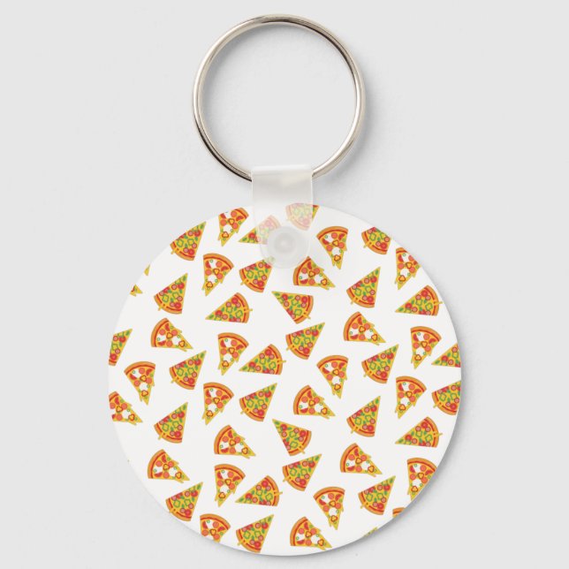 Love Pizza  Keychain (Front)