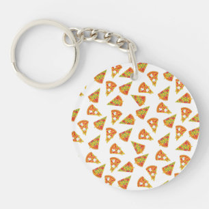 Love Pizza Keychain