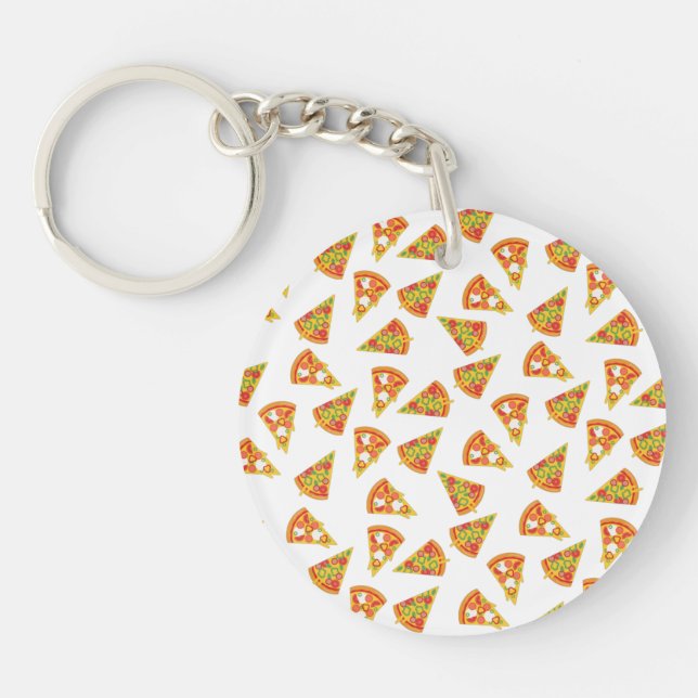 Love Pizza   Keychain (Front)