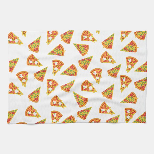 Love Pizza Kitchen Towel (Horizontal)