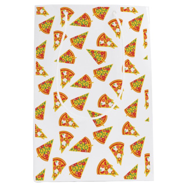 Love Pizza   Medium Gift Bag (Front)