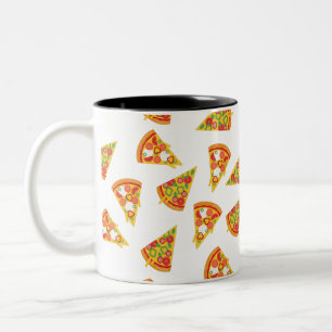 Love Pizza Two-Tone Coffee Mug