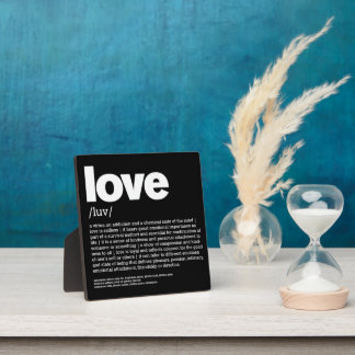 Love Plaque