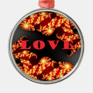 Love.png Metal Ornament