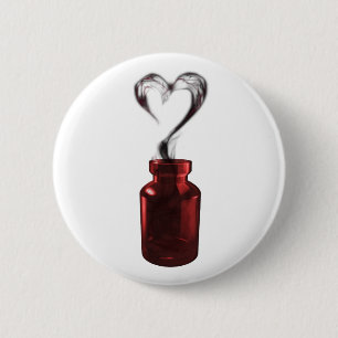 love poison 2 inch round button