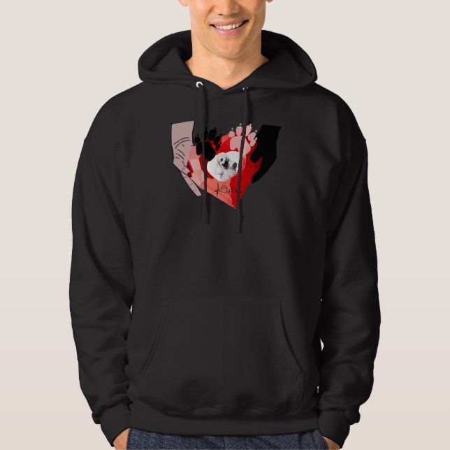 love poodle       hoodie (Front)