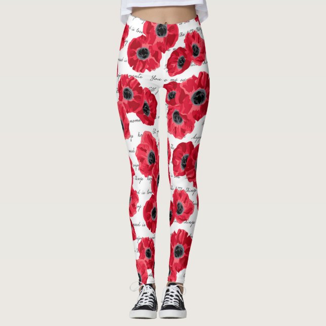 love poppies leggings (Front)