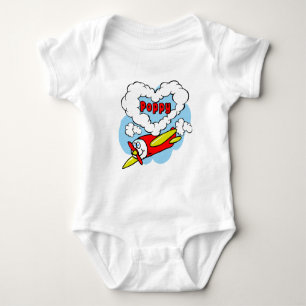 Love Poppy Kids Airplane Baby Bodysuit