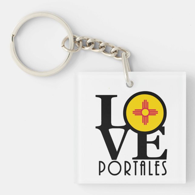 LOVE Portales Keychain (Front)