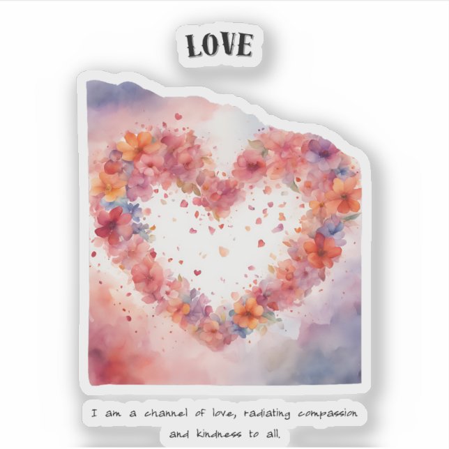 Love Positive Affirmation (Front)