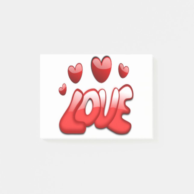LOVE POST-IT NOTES (Front)