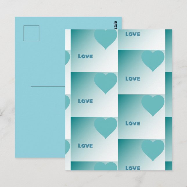 Love. Postcard (Front/Back)