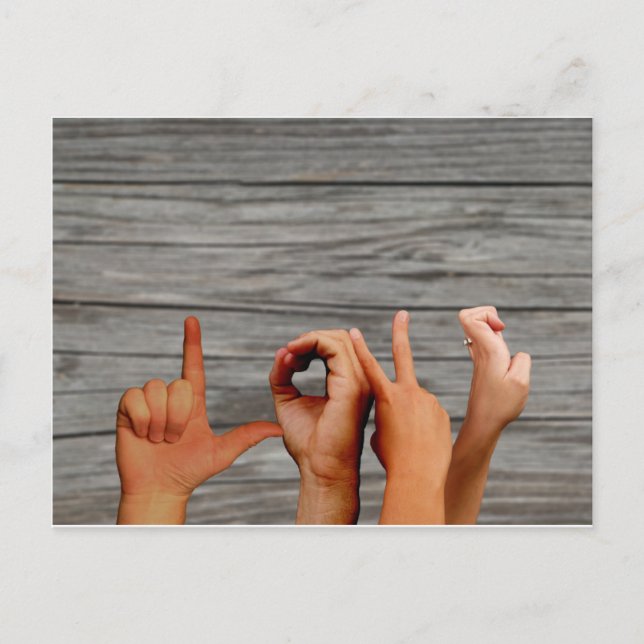 Love Postcard (Front)