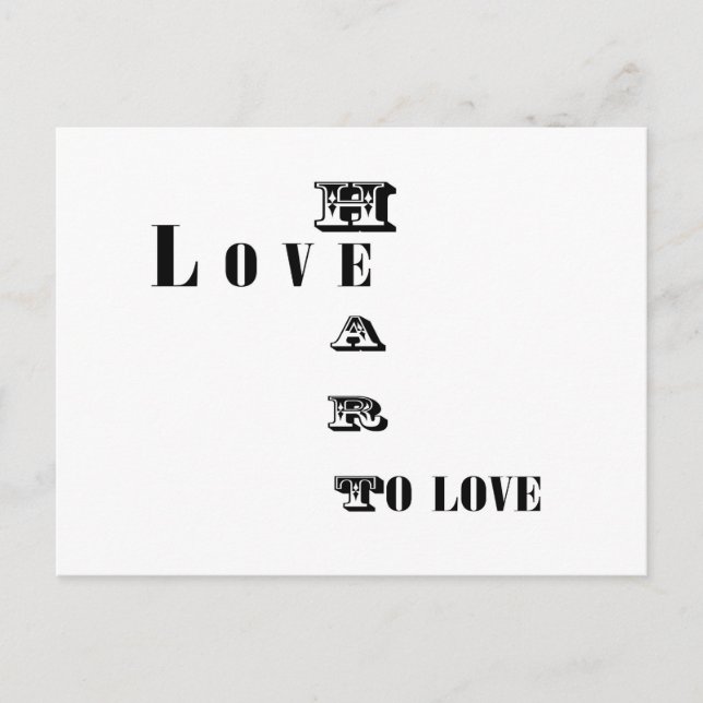 Love Postcard (Front)