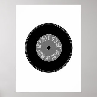 Love poster in B&W