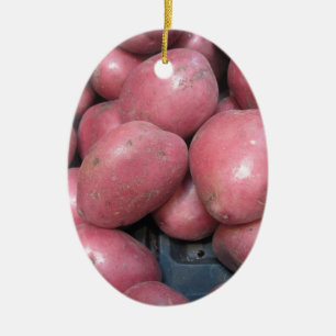 Love Potatoes Ceramic Ornament