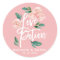 Love Potion Blush Pink Floral Personalized
