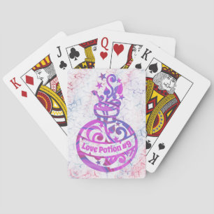 Love Potion Bottle Custom Playing Cards