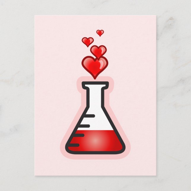 Love Potion Chemistry, Science of Health Postcard (Front)