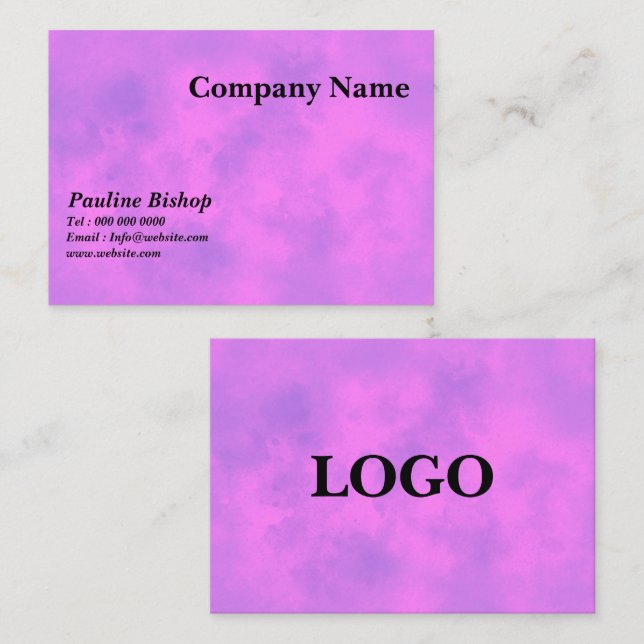 Love Potion Cloud Effect Business Card (Front/Back)