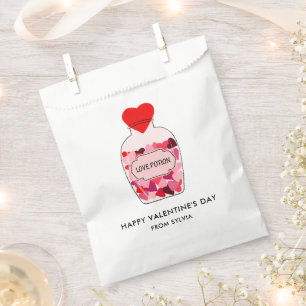 Love Potion Happy Valentine's Day Personalized Favour Bag