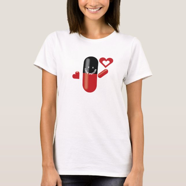 Love Potion Pill T-Shirt (Front)