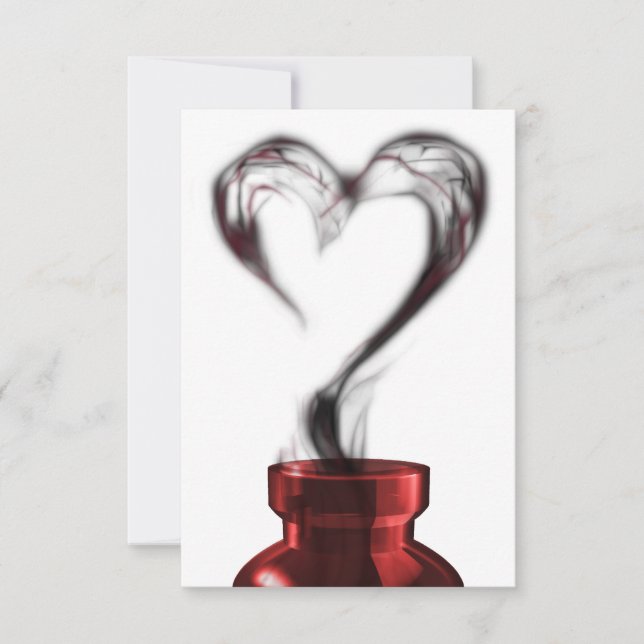love potion smoke invitation (Front)