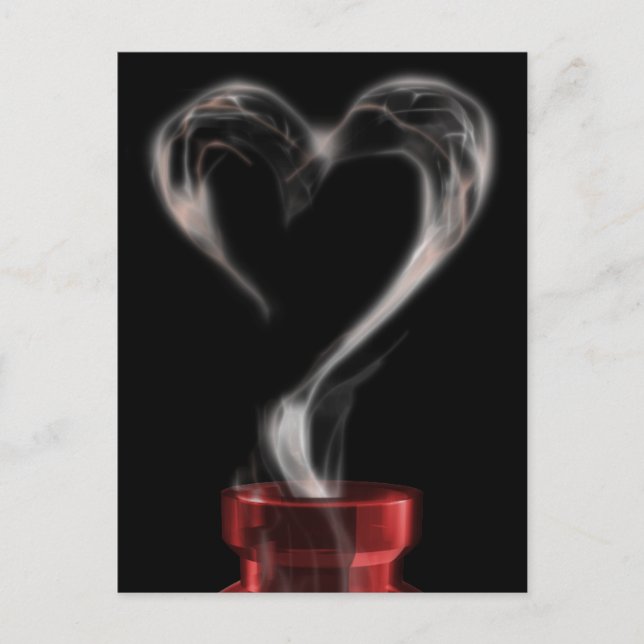 love potion smoke postcard (Front)