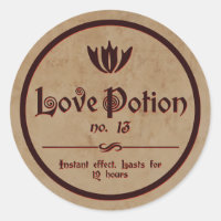Love Potion | Vintage Halloween Label