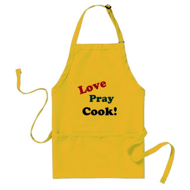 Love Pray Cook Customize it Standard Apron (Front)