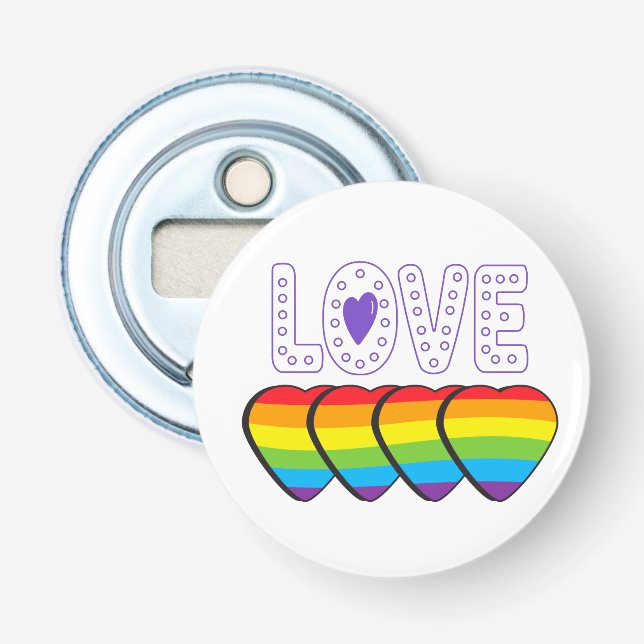 Love Pride. LGBT+Pride. Pride love    Bottle Opener (Front)