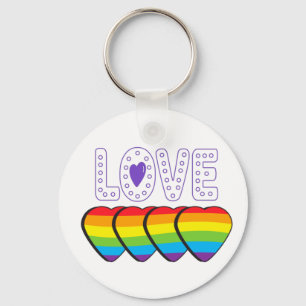 Love Pride. LGBT+Pride. Pride love Keychain