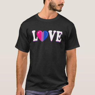 Love Pride Lgbtq Bisexual Flag Equality Gay T-Shirt