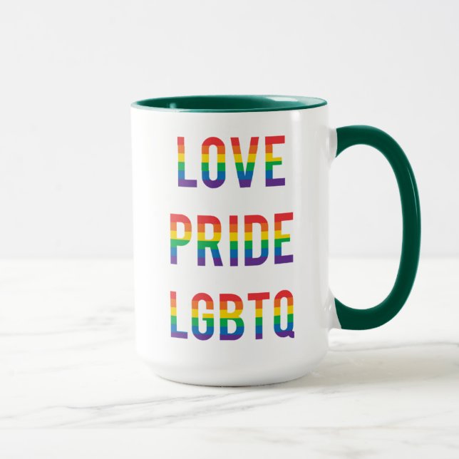 Love Pride LGBTQ Mug (Right)