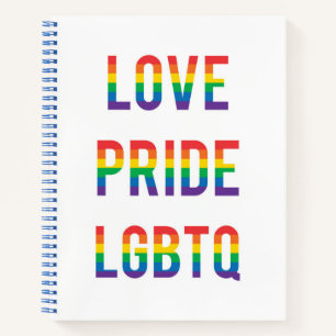 Love Pride LGBTQ Notebook