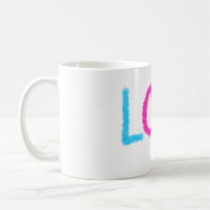 Love pride rainbow watercolor LGBTQ June modern Coffee Mug