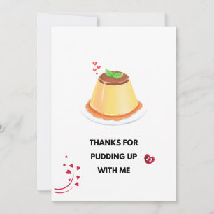 Love Pudding Card Photo Frame