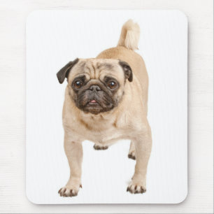 Love Pug Puppy Dog  Mousepad