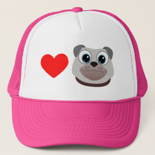 Love Pugs Trucker Hat