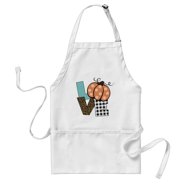 Love Pumpkin Standard Apron (Front)
