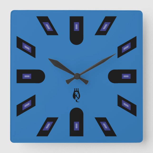 LOVE QKUIN STADIUM BY MASANSER SQUARE WALL CLOCK (Front)