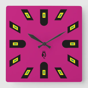LOVE QKUIN STADIUM BY MASANSER SQUARE WALL CLOCK