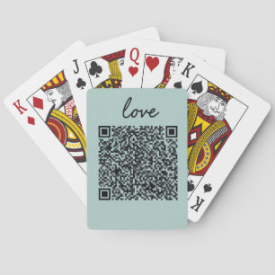 Love QR Code  Playing Cards