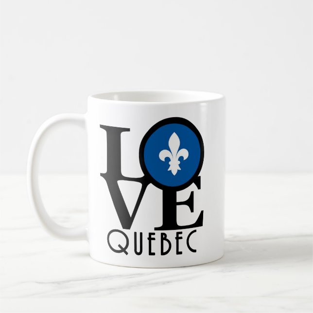 LOVE Quebec 11oz Coffee Mug (Left)