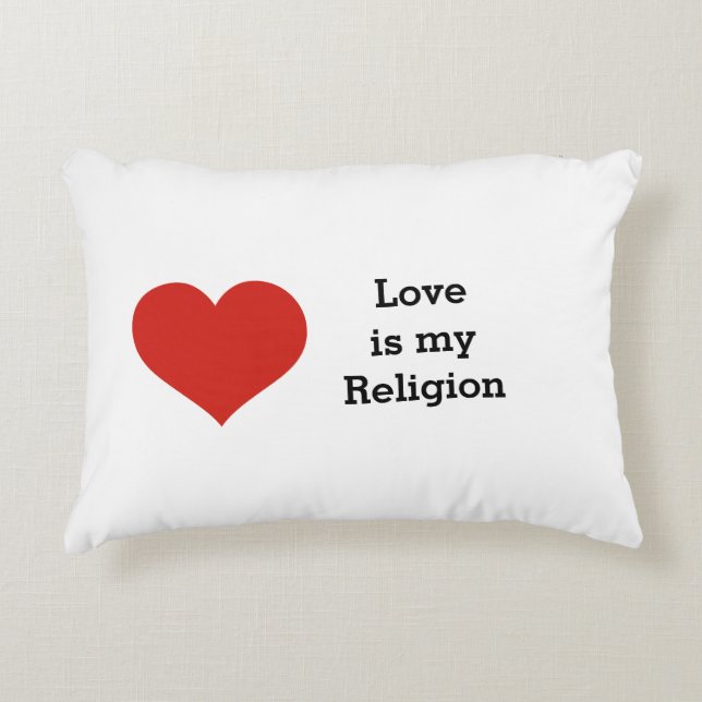 Love Quote  Accent Pillow (Front)